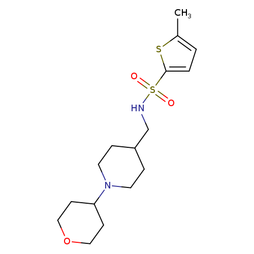 5-methyl-N-{[1-(oxan-4-yl)piperidin-4-yl]methyl}thiophene-2-sulfonamide