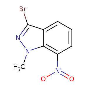 1H-INDAZOLE, 3-BROMO-1-METHYL-7-NITRO-