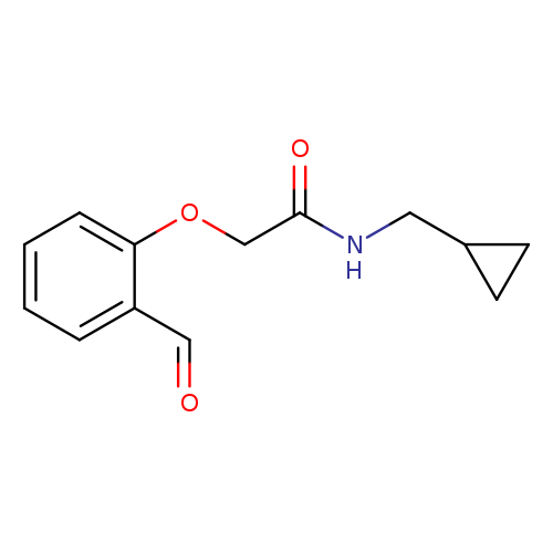 N-(cyclopropylmethyl)-2-(2-formylphenoxy)acetamide