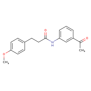 N-(3-Acetylphenyl)-3-(4-methoxyphenyl)propanamide