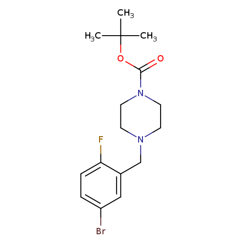 4-Bromo-2-(4-BOC-piperazinomethyl)-1-fluorobenzene