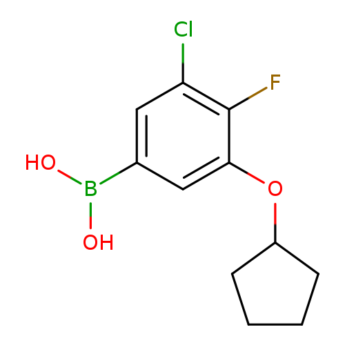 3-Chloro-5-(cyclopentyloxy)-4-fluorophenylboronic acid