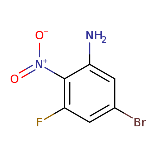 Benzenamine, 5-bromo-3-fluoro-2-nitro-