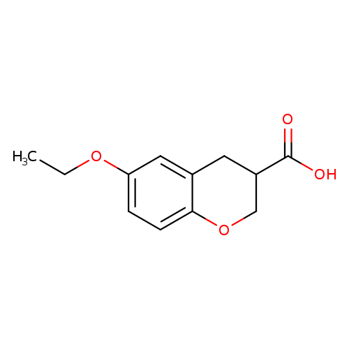 6-Ethoxy-3,4-dihydro-2h-1-benzopyran-3-carboxylic acid