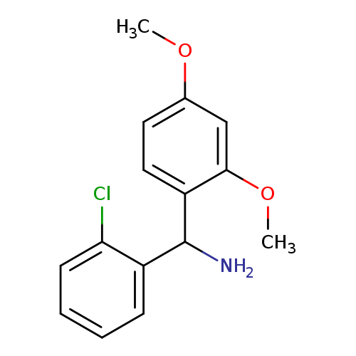 (2-chlorophenyl)(2,4-dimethoxyphenyl)methanamine