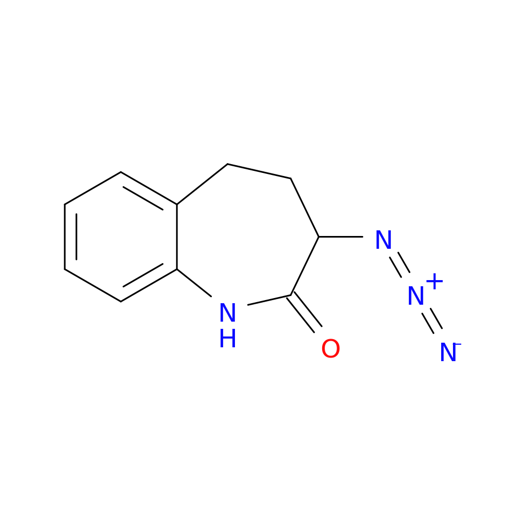 3-Azido-1,3,4,5-tetrahydro-2H-1-benzazepin-2-one