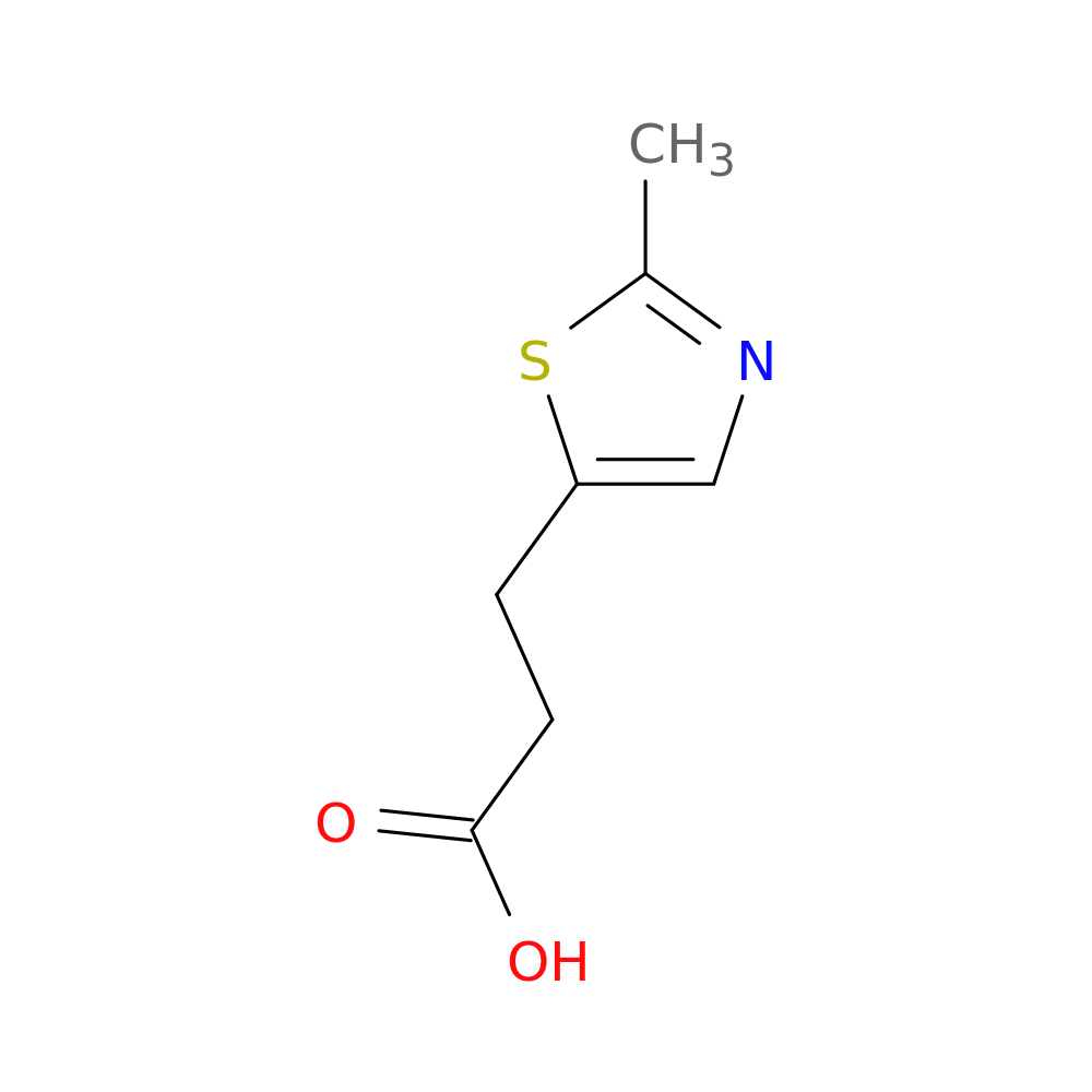 3-(2-methyl-1,3-thiazol-5-yl)propanoic acid