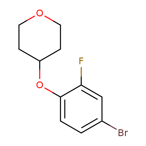 4-(4-bromo-2-fluorophenoxy)oxane