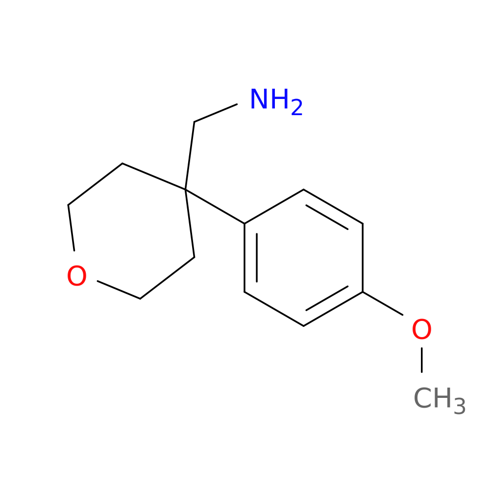 (4-(4-Methoxyphenyl)tetrahydro-2H-pyran-4-yl)methanamine