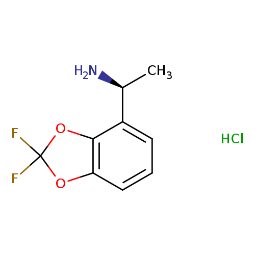 (S)-1-(2,2-Difluorobenzo[d][1,3]dioxol-4-yl)ethanamine hydrochloride