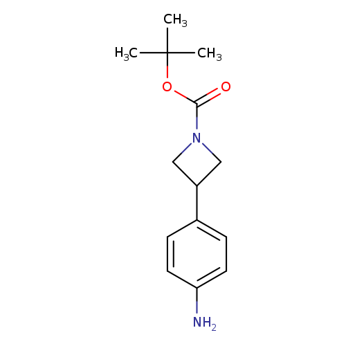 1-​Azetidinecarboxylic acid, 3-​(4-​aminophenyl)​-​, 1,​1-​dimethylethyl ester