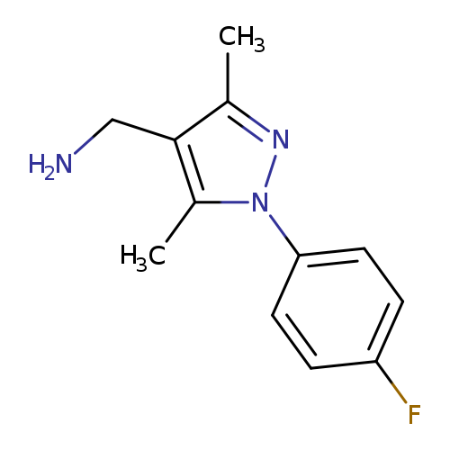 1-[1-(4-fluorophenyl)-3,5-dimethyl-1H-pyrazol-4-yl]methanamine