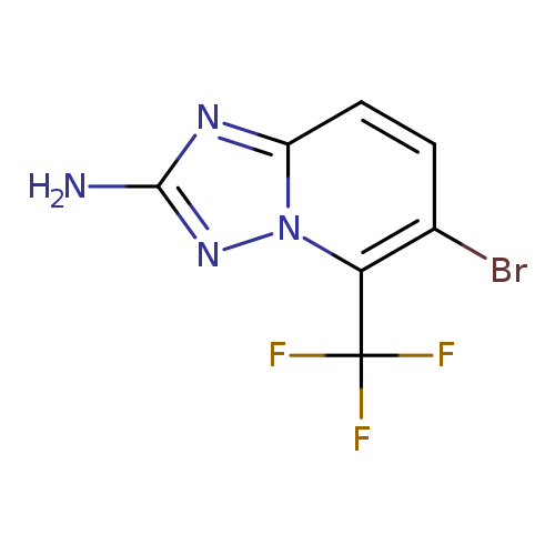 6-BROMO-5-(TRIFLUOROMETHYL)-[1,2,4]TRIAZOLO[1,5-A]PYRIDIN-2-AMINE