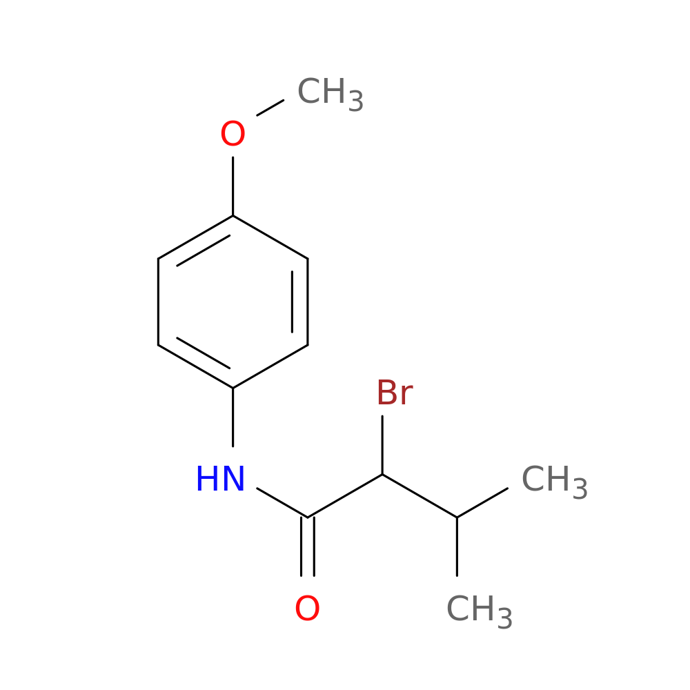 2-bromo-N-(4-methoxyphenyl)-3-methylbutanamide