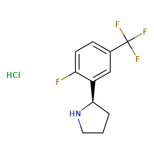 (R)-2-(2-Fluoro-5-(trifluoromethyl)phenyl)pyrrolidine hydrochloride