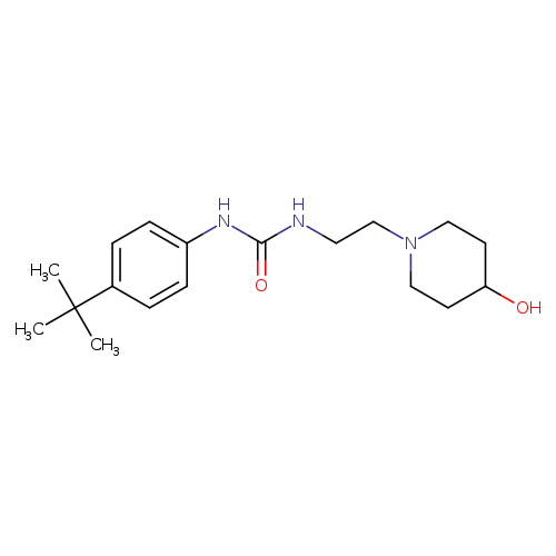 1-(4-tert-butylphenyl)-3-[2-(4-hydroxypiperidin-1-yl)ethyl]urea