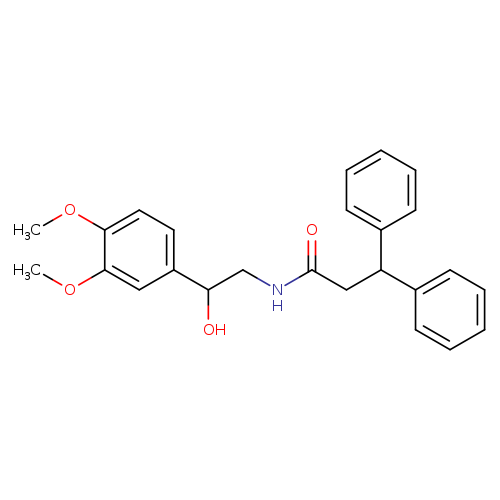 N-[2-(3,4-dimethoxyphenyl)-2-hydroxyethyl]-3,3-diphenylpropanamide