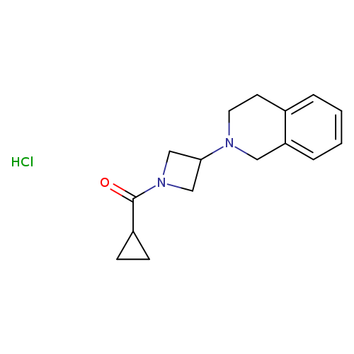 2-(1-cyclopropanecarbonylazetidin-3-yl)-1,2,3,4-tetrahydroisoquinoline hydrochloride