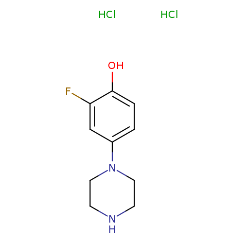 2-fluoro-4-(piperazin-1-yl)phenoldihydrochloride