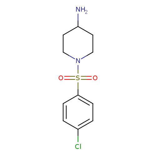 1-[(4-chlorophenyl)sulfonyl]piperidin-4-amine