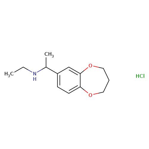 [1-(3,4-dihydro-2H-1,5-benzodioxepin-7-yl)ethyl](ethyl)amine hydrochloride