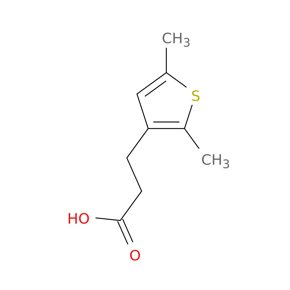 3-(2,5-dimethylthiophen-3-yl)propanoic acid