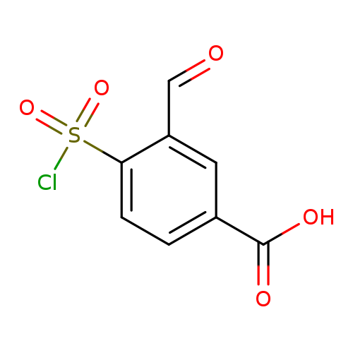 4-(chlorosulfonyl)-3-formylbenzoic acid