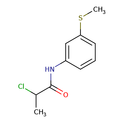 2-chloro-N-[3-(methylsulfanyl)phenyl]propanamide