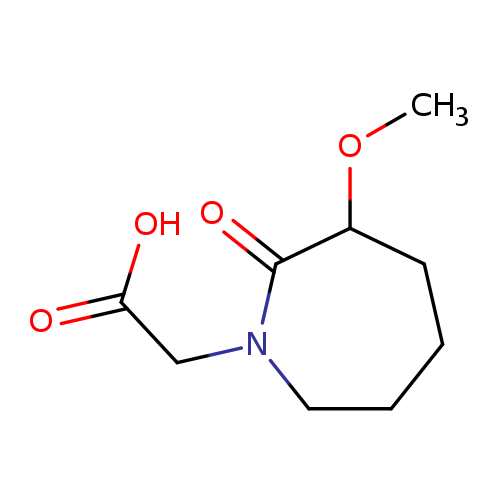 2-(3-methoxy-2-oxoazepan-1-yl)acetic acid