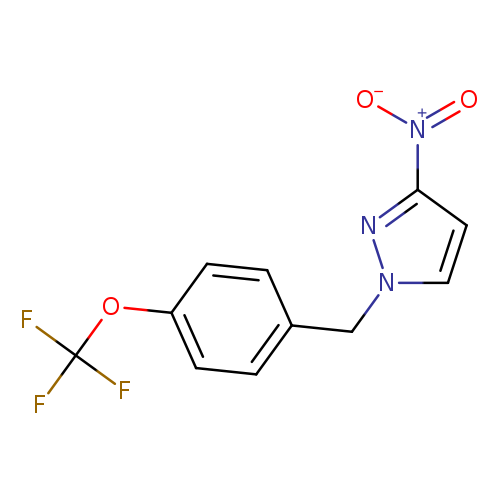 3-nitro-1-{[4-(trifluoromethoxy)phenyl]methyl}-1H-pyrazole