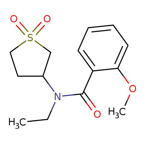 N-(1,1-dioxo-1lambda6-thiolan-3-yl)-N-ethyl-2-methoxybenzamide