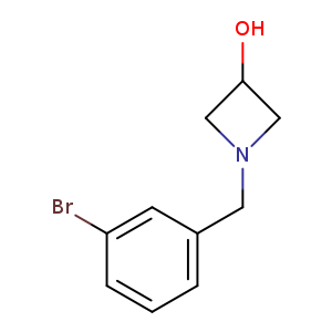 1-[(3-bromophenyl)methyl]azetidin-3-ol