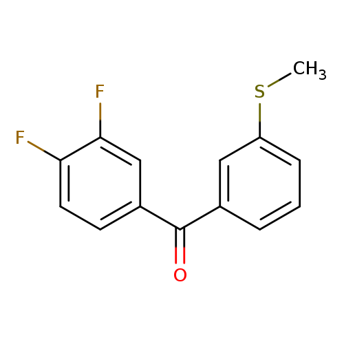 (3,4-difluorophenyl)[3-(methylsulfanyl)phenyl]methanone