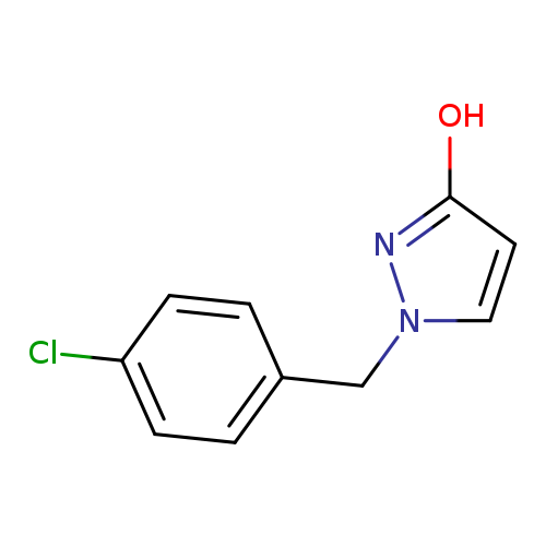 1-[(4-Chlorophenyl)methyl]-1H-pyrazol-3-ol
