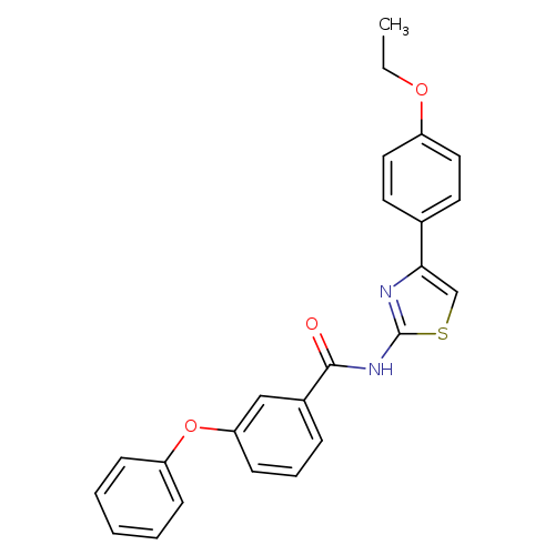 N-[4-(4-ethoxyphenyl)-1,3-thiazol-2-yl]-3-phenoxybenzamide