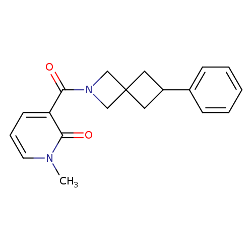 1-methyl-3-{6-phenyl-2-azaspiro[3.3]heptane-2-carbonyl}-1,2-dihydropyridin-2-one