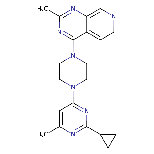 2-cyclopropyl-4-methyl-6-(4-{2-methylpyrido[3,4-d]pyrimidin-4-yl}piperazin-1-yl)pyrimidine