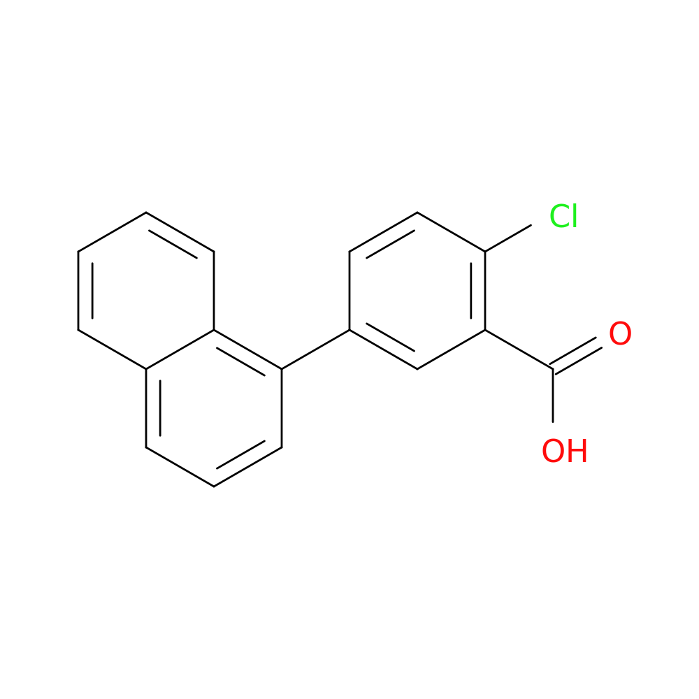 2-Chloro-5-(naphthalen-1-yl)benzoic acid