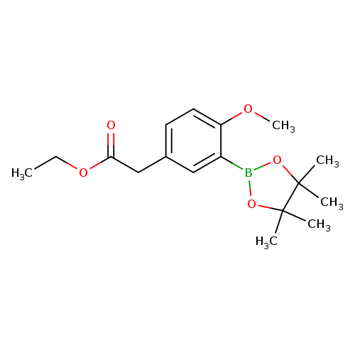 [4-Methoxy-3-(4,4,5,5-tetramethyl-[1,3,2]dioxaborolan-2-yl)-phenyl]-acetic acid ethyl ester