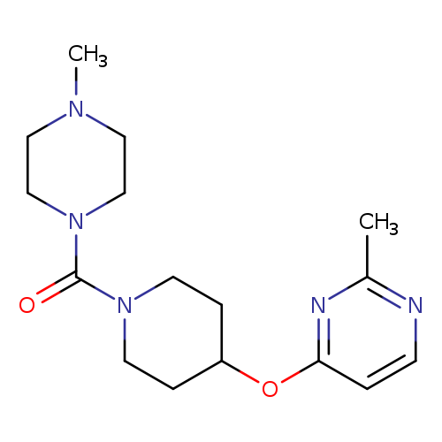 2-methyl-4-{[1-(4-methylpiperazine-1-carbonyl)piperidin-4-yl]oxy}pyrimidine