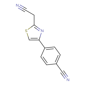 4-[2-(cyanomethyl)-1,3-thiazol-4-yl]benzonitrile