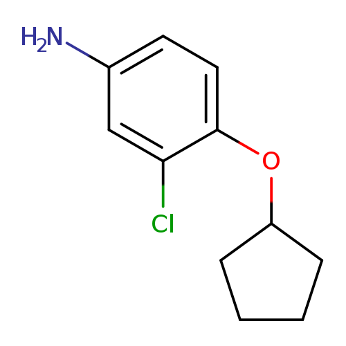 3-chloro-4-(cyclopentyloxy)aniline