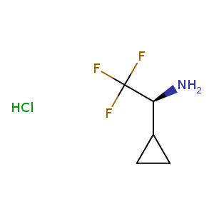 (1S)-1-Cyclopropyl-2,2,2-trifluoroethaneamine hydrochloride