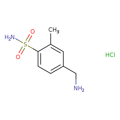 4-(Aminomethyl)-2-methylbenzene-1-sulfonamide hydrochloride