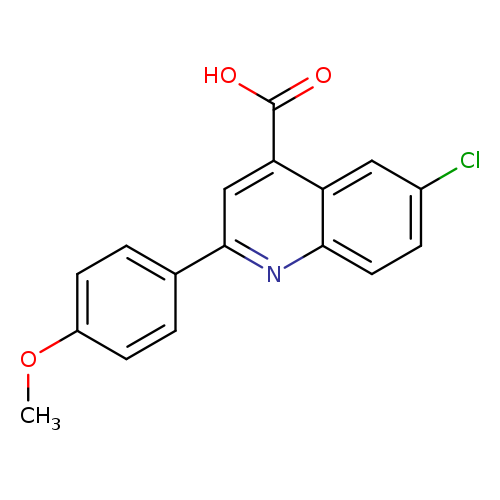 6-Chloro-2-(4-methoxyphenyl)quinoline-4-carboxylic acid