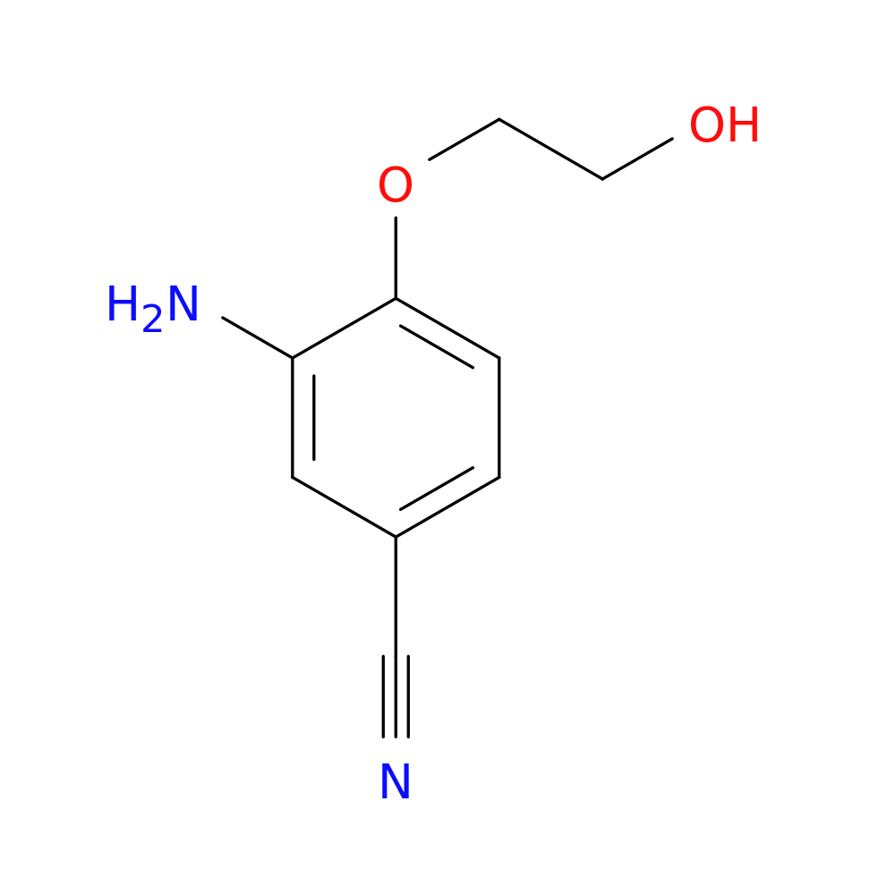 3-Amino-4-(2-hydroxyethoxy)benzonitrile
