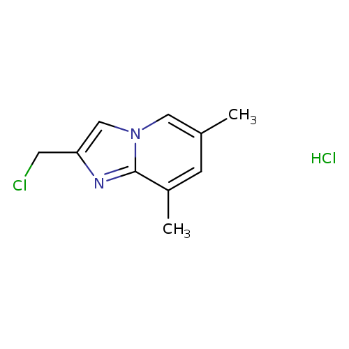 2-(chloromethyl)-6,8-dimethylimidazo[1,2-a]pyridine hydrochloride