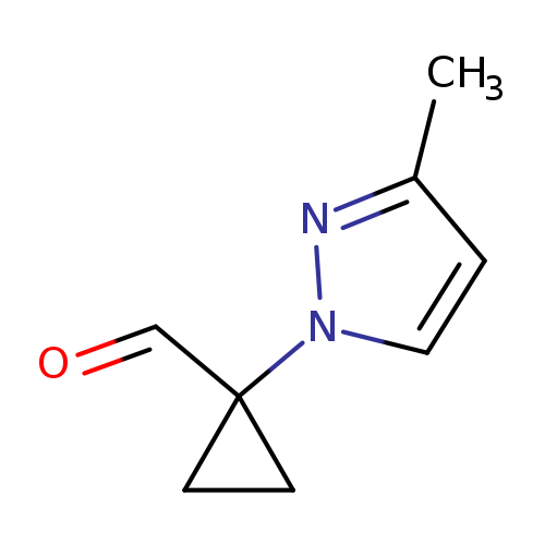1-(3-methyl-1H-pyrazol-1-yl)cyclopropane-1-carbaldehyde