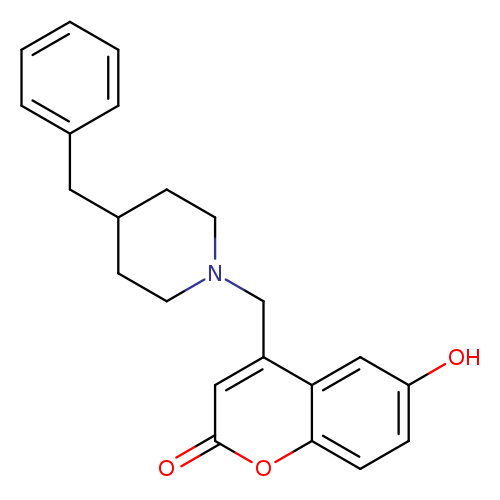 4-[(4-benzylpiperidin-1-yl)methyl]-6-hydroxy-2H-chromen-2-one