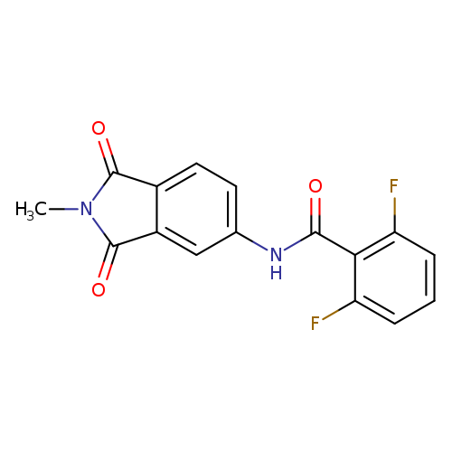 2,6-difluoro-N-(2-methyl-1,3-dioxo-2,3-dihydro-1H-isoindol-5-yl)benzamide